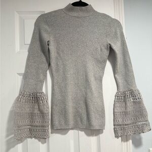 Who What Wear Gray Turtleneck Sweater